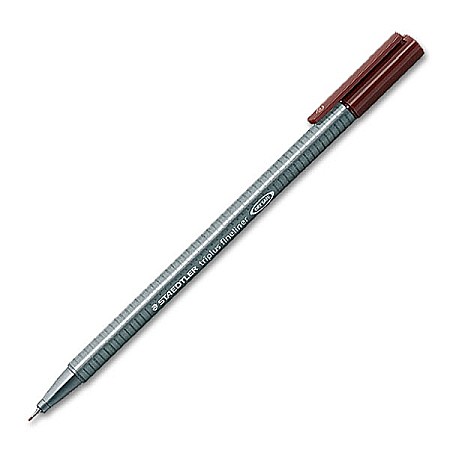 Linere - GRI FINELINER STAEDTLER 334-76 VAN DYKE BROWN 0.3 MM