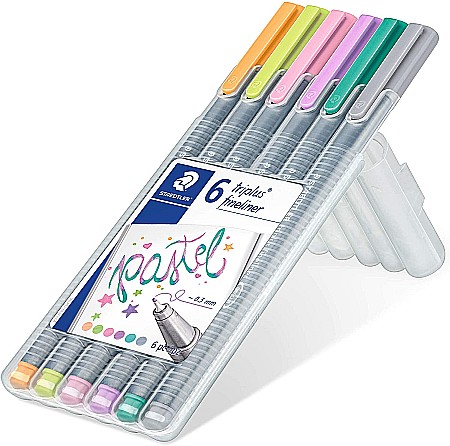 GRI FINELINER STAEDTLER TRIPLUS 6/SET PASTEL 334SB6CS1 [1]