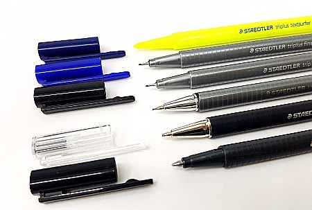 GRI SET INSTRUMENTE STAEDTLER TRIPLUS 6/SET BLACK BOX 34SB6B [7]