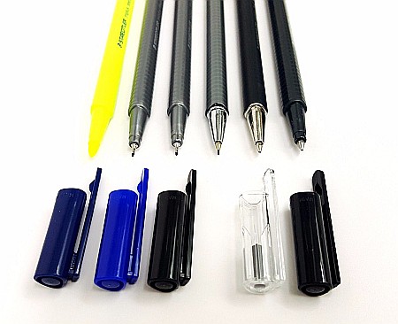 GRI SET INSTRUMENTE STAEDTLER TRIPLUS 6/SET BLACK BOX 34SB6B [8]