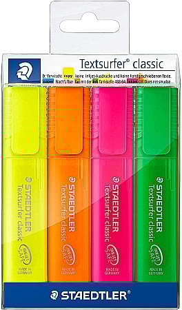 Textlinere - GRI TEXTMARKER STAEDTLER 364PWP4 4/SET