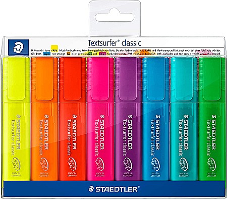 Textlinere - GRI TEXTMARKER STAEDTLER 364PWP8 8/SET