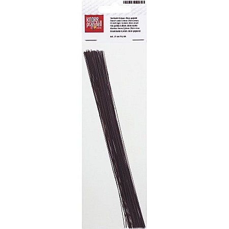 HOBBY - KP TIJA METAL FLORISTICA 0.4MM X 20CM ANTRACIT 120/SET 6475205