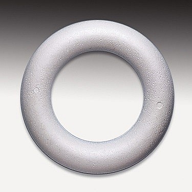 Materiale de Baza pentru Decoratiuni Craciun - KP INEL POLISTIREN/ CORONITA POLISTIREN 20CM 1/2 6765203