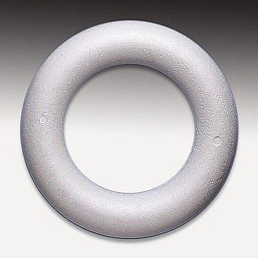 Materiale de Baza pentru Decoratiuni Craciun - KP INEL POLISTIREN/ CORONITA POLISTIREN 25CM 1/2 6765254