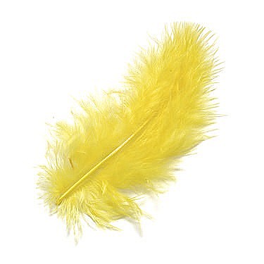 Pene - KP PENE DECOR MARABOU 10CM 15/SET GALBEN 6619053