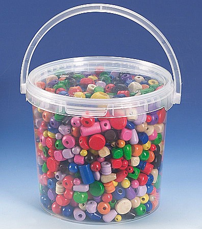 HOBBY - KP MARGELE LEMN 1KG CULORI ASORTATE 6039901