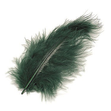 HOBBY - KP PENE DECOR MARABOU 10CM 15/SET VERDE INCHIS 6619479