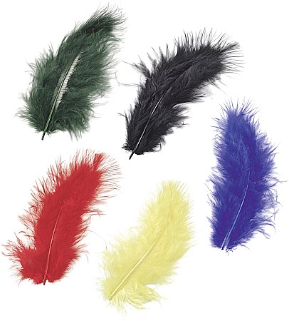 Pene - KP PENE DECOR MARABOU 10CM 15/SET CULORI ASORTATE 6619983