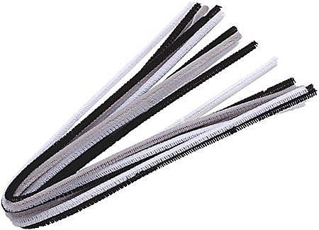 Pom-pom/ Sarma plusata - KP SARMA PLUSATA 10/SET  MIX ALB-NEGRU 8471066