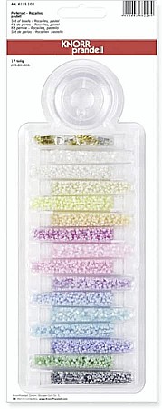 HOBBY - KP KIT MARGELE STICLA 2.5MM DIVERSE CULORI PASTEL 6115102