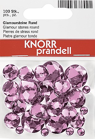 KP CRISTALE DECOR MIX 100/SET ROZ TRANDAFIRIU 2282127 [1]