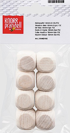 HOBBY - KP CUB LEMN 18MM 8/SET 8483185