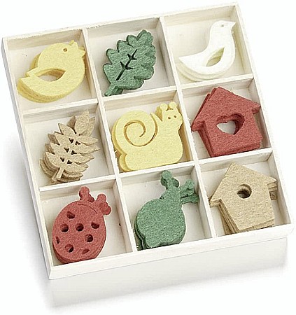 KP DECORATIUNI PASLA 45/SET MELC, PASARE, COLIVIE 8001232 [0]