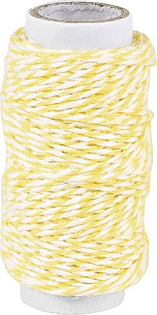 Sfoara si Elastice - KP SFOARA BUMBAC 1MM*20M ALB-GALBEN 62660010