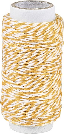 ORGANIZARE SI ARHIVARE - KP SFOARA BUMBAC 1MM*20M ALB-PORTOCALIU 62660011