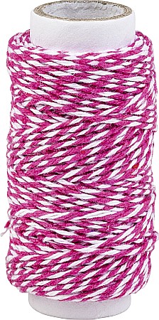 Sfoara si Elastice - KP SFOARA BUMBAC 1MM*20M ALB-ROZ 62660013