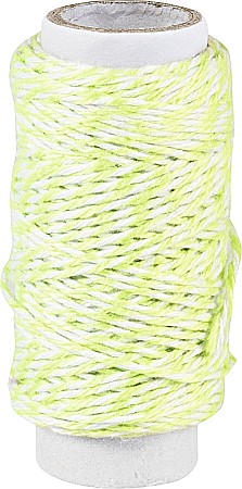 Sfoara si Elastice - KP SFOARA BUMBAC 1MM*20M ALB-VERDE DESCHIS 62660016