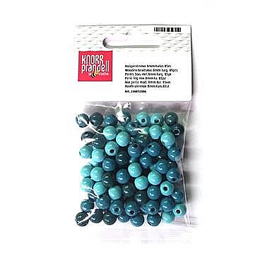 Margele din Lemn - KP MARGELE LEMN 8 MM 85/SET MIX TURCOAZ 6012806