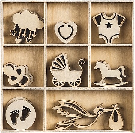 HOBBY - KP DECORATIUNI LEMN BABY2 45/SET 18521037