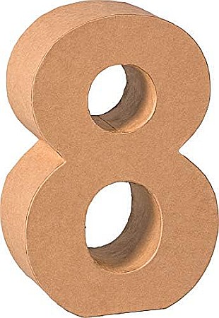 HOBBY - KP CIFRA PAPIER MACHE 17.5CM 19293138 - 8