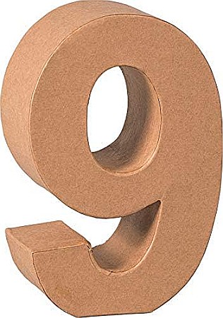 HOBBY - KP CIFRA PAPIER MACHE 17.5CM 19293139 - 9