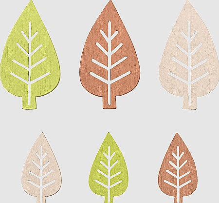 HOBBY - KP DECORATIUNI LEMN 54/SET FRUNZE 8001304