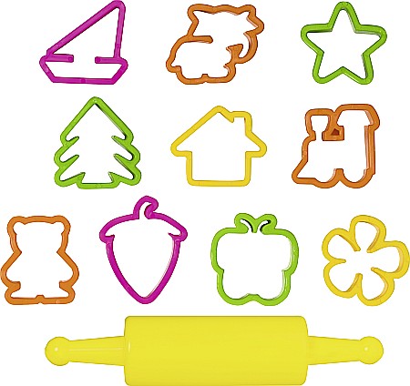 Forme Turnare, Modelare - KP FORME MODELAJ PLASTILINA 11 PIESE 2151140