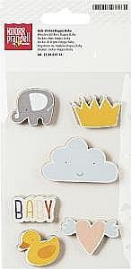 Stickere Decorative - KP STICKER DECOR LEMN  2-5.5CM HAPPY BABY 8001322