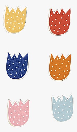 Stickere Decorative - KP STICKER DECOR LEMN 2.3-3CM FLORI 8001325