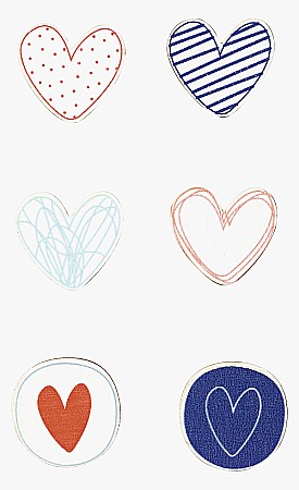 Stickere Decorative - KP STICKER DECOR LEMN 3-3CM INIMI 8001326