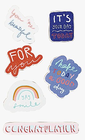 Stickere Decorative - KP STICKER DECOR LEMN 1.5-8CM FOR YOU 8001330