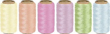 Sfoara si Elastice - KP SFOARA POLIESTER 1MM*40M CULORI ASORTATE PASTEL 6266201