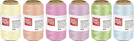 KP SFOARA POLIESTER 1MM*40M CULORI ASORTATE PASTEL 6266201 [1]
