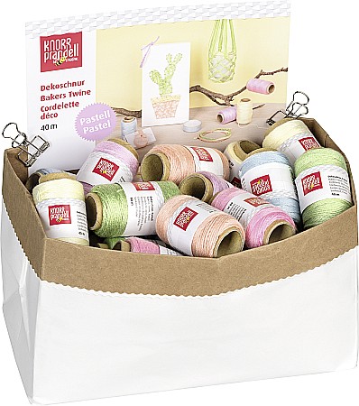 KP SFOARA POLIESTER 1MM*40M CULORI ASORTATE PASTEL 6266201 [16]