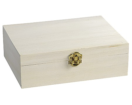 Cutii/ Cufere/ Tavi Lemn - KP CUTIE LEMN 16.5*27.5CM 8735230