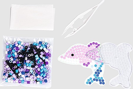 Seturi Creative pentru Copii - KP SET CREATIV DELFIN DIN MARGELE TERMOADEZIVE 2170201