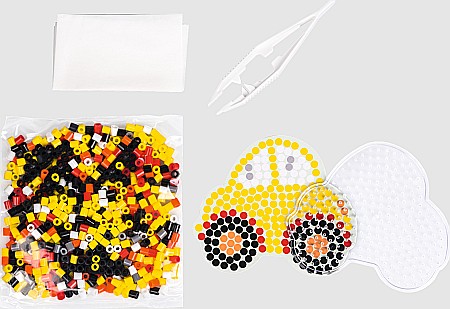 Seturi Creative pentru Copii - KP SET CREATIV MASINA DIN MARGELE TERMOADEZIVE 2170205