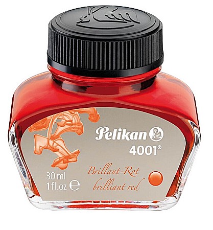 Cerneala/ Cartuse cerneala - HE CERNEALA PELIKAN 30ML BRILIANT RED 301036