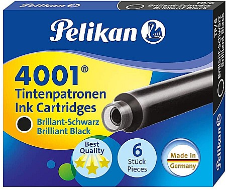 Cerneala/ Cartuse cerneala - HE PATROANE CERNEALA PELIKAN 6/SET MICI NEGRU 301218