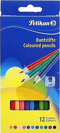 RECHIZITE SCOLARE - HE CREIOANE COLORATE 12/SET PELIKAN 724005