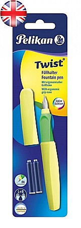 RECHIZITE SCOLARE - HE STILOU PELIKAN TWIST 807326 GALBEN NEON