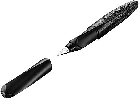 HE STILOU PELIKAN TWIST M GRIP ERGONOMIC ALB/NEGRU  CU 2 REZERVE 824637 [5]