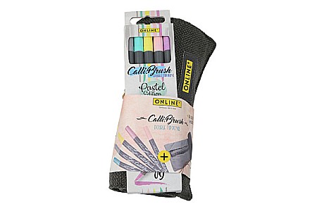 FINE ARTS&GRAPHICS - ONLINE PENAR CALLI.BRUSH ECHIPAT, 5 CARIOCI TIP PENSULA 2 CAPETE PASTEL 19130