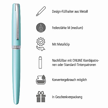 ONLINE STILOU ELEGANZA SATIN TURQUOISE 34640 [1]