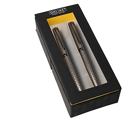 Seturi Instrumente de lux - ONLINE SET 2 PIESE STILOU+PIX ELEGANZA DIAMOND TITAN M 34666