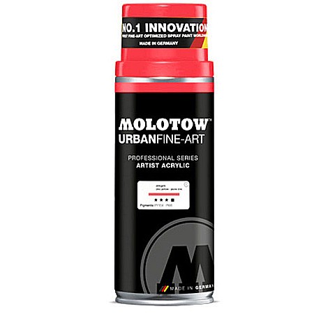 FINE ARTS&GRAPHICS - Spray acrilic UFA Artist Molotow 400ml cadmium red MLW229