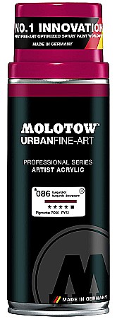 FINE ARTS&GRAPHICS - Spray acrilic UFA Artist Molotow 400ml burgundy MLW232