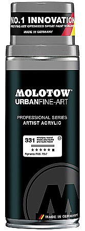 FINE ARTS&GRAPHICS - Spray acrilic UFA Artist Molotow 400ml middle grey neutral MLW267