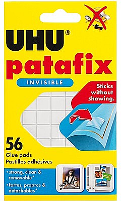 Lipici/ Adezivi/ Pistoale silicon - UHU PATAFIX INVISIBIL 771037 56/SET